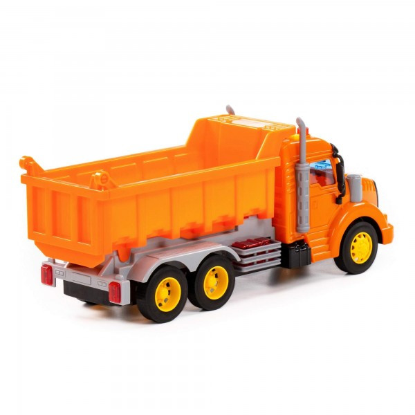 Детская инерционная машинка арт. 86297 (оранжевая). Автомобиль-самосвал "Профи" (в коробке). Световые и - фото 4 - id-p139469672