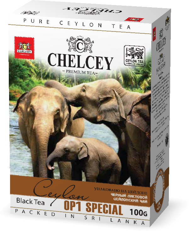 Чай черный крупнолистовой CHELCEY OP1 100 гр, Шри-Ланка - фото 1 - id-p139474380