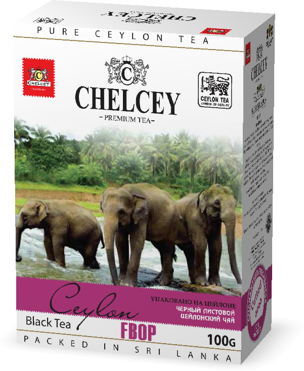 Чай черный листовой стандарта FBOP CHELCEY 100 гр, Шри-Ланка