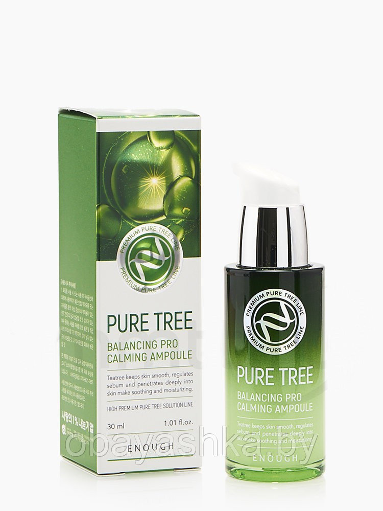 [ENOUGH] Сыворотка для лица ЧАЙНОЕ ДЕРЕВО Pure Tree Balancing Pro Calming Ampoule, 30 мл - фото 1 - id-p139475971