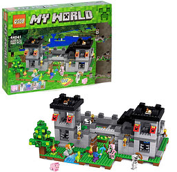 Конструктор QS08 My World 44041 "Крепость"  (аналог Lego Minecraft 21127 ) 1093 дет.,
