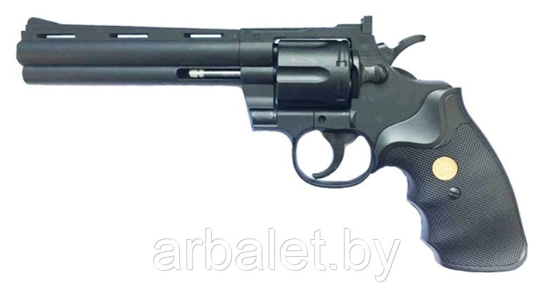 Страйкбольный револьвер Galaxy G.36 пружинный, 6 мм (копия Colt Python 357)