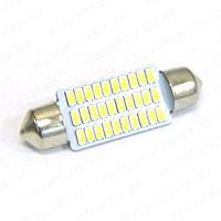 Светодиод T11 (C5W; SV8,5 30SMD 39мм) (салон, подсветка номера, багажник, капот)