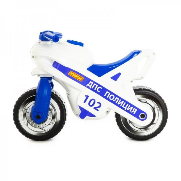 Детская игрушка Каталка-мотоцикл "МХ" (Полиция) арт. 80622 Полесье - фото 2 - id-p139488925