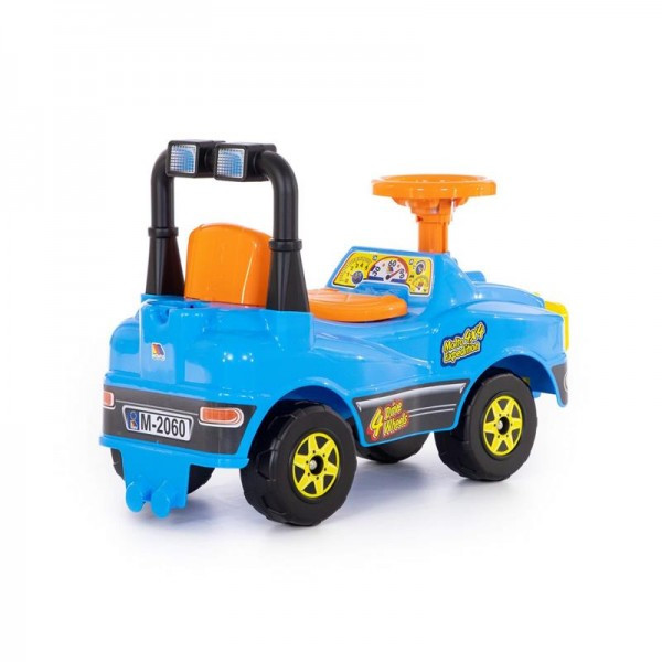 Детская игрушка Автомобиль Джип-каталка - №2 (голубой) арт. 62871 Полесье - фото 4 - id-p139488932