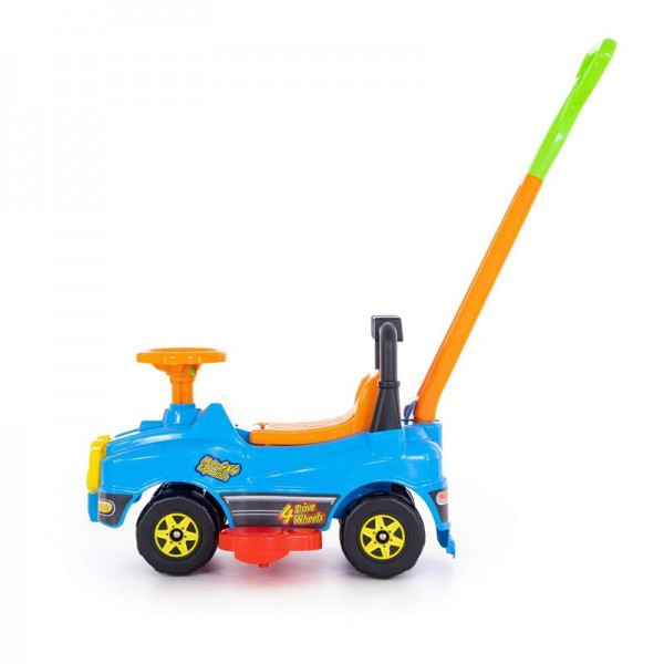 Детская игрушка Автомобиль Джип-каталка с ручкой (голубой) арт. 62901 Полесье - фото 2 - id-p139488933