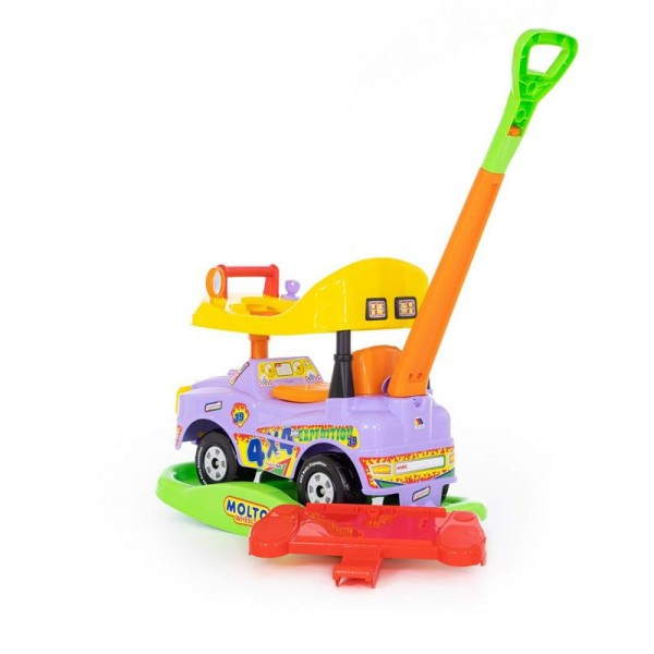 Детская игрушка Автомобиль Джип-каталка "Викинг" многофункциональный - №2 (сиреневый) арт. 63014 Полесье - фото 3 - id-p139488935