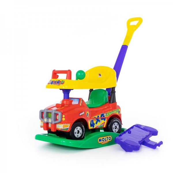 Детская игрушка Автомобиль Джип-каталка "Викинг" многофункциональный (красный) арт. 62970 Полесье - фото 1 - id-p139488937