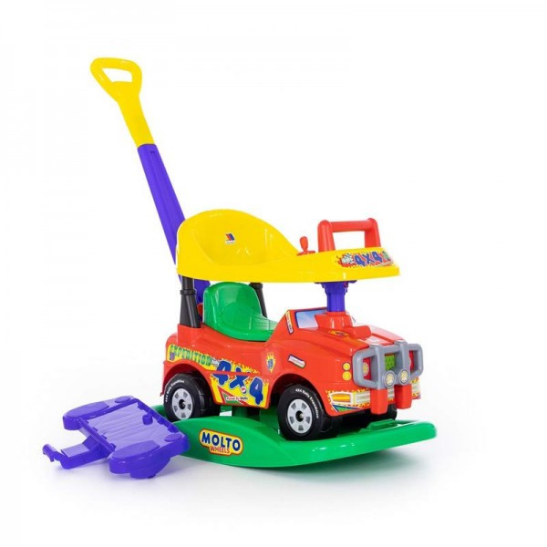 Детская игрушка Автомобиль Джип-каталка "Викинг" многофункциональный (красный) арт. 62970 Полесье - фото 6 - id-p139488937
