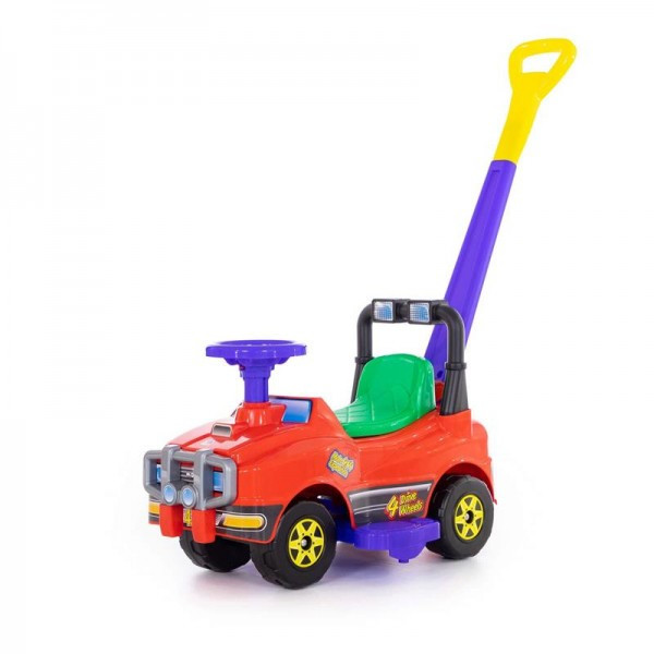Детская игрушка Автомобиль Джип-каталка с ручкой (красный) арт. 62918 Полесье - фото 1 - id-p139488940