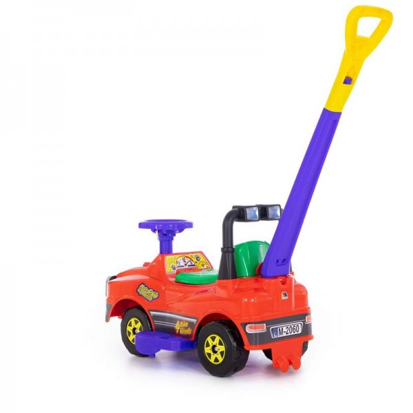 Детская игрушка Автомобиль Джип-каталка с ручкой (красный) арт. 62918 Полесье - фото 3 - id-p139488940