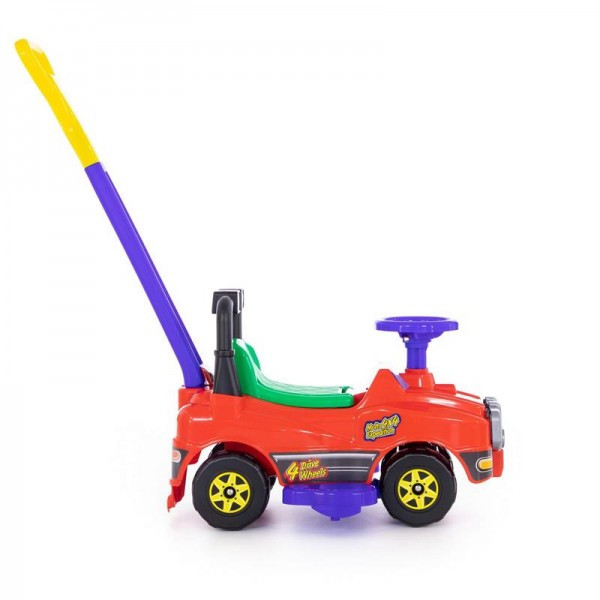 Детская игрушка Автомобиль Джип-каталка с ручкой (красный) арт. 62918 Полесье - фото 5 - id-p139488940