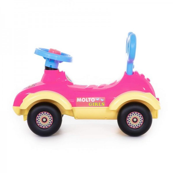 Детская игрушка Каталка-автомобиль для девочек "Сабрина" (со звуковым сигналом) арт. 7970 Полесье - фото 2 - id-p139488944