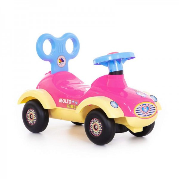 Детская игрушка Каталка-автомобиль для девочек "Сабрина" (со звуковым сигналом) арт. 7970 Полесье - фото 6 - id-p139488944