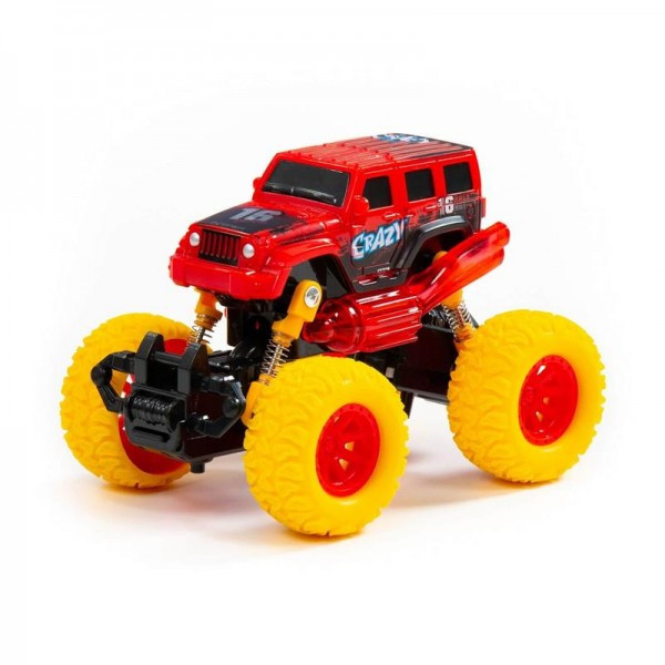 Детская игрушка "Монстр РАЛЛИ" - "Крэйзи", автомобиль инерционный (со светом и звуком) (в коробке) арт. 78872 - фото 1 - id-p139488998