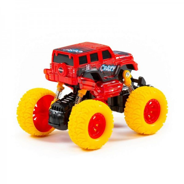 Детская игрушка "Монстр РАЛЛИ" - "Крэйзи", автомобиль инерционный (со светом и звуком) (в коробке) арт. 78872 - фото 4 - id-p139488998