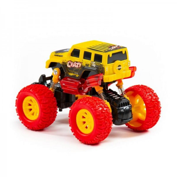 Детская игрушка "Монстр РАЛЛИ" - "Крэйзи", автомобиль инерционный (со светом и звуком) (в коробке) арт. 78872 - фото 7 - id-p139488998