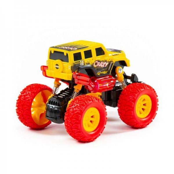 Детская игрушка "Монстр РАЛЛИ" - "Крэйзи", автомобиль инерционный (со светом и звуком) (в коробке) арт. 78872 - фото 8 - id-p139488998