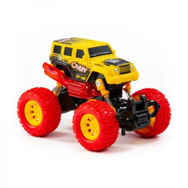 Детская игрушка "Монстр РАЛЛИ" - "Крэйзи", автомобиль инерционный (со светом и звуком) (в коробке) арт. 78872 - фото 9 - id-p139488998