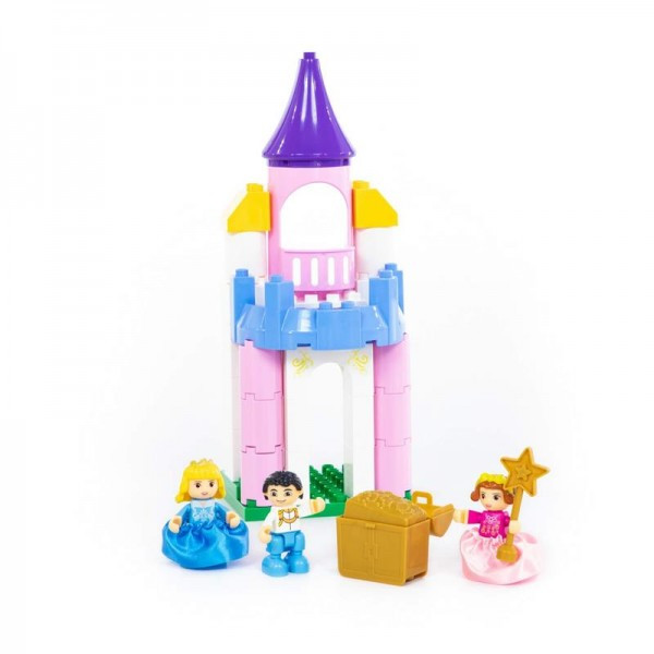 Детская игрушка Конструктор "Макси" - "Весёлая принцесса" (146 элементов) (в коробке) арт. 77684 Полесье - фото 4 - id-p139489024