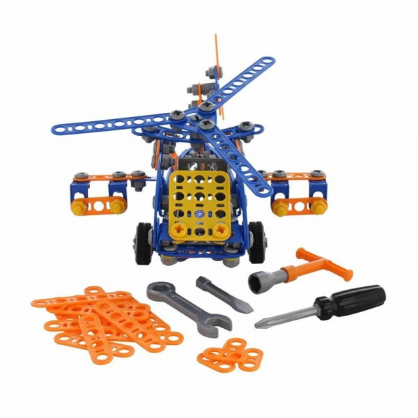 Детская игрушка Конструктор "Изобретатель" - "Вертолёт №2" (232 элемента) (в пакете) арт. 55033 Полесье - фото 2 - id-p139489047
