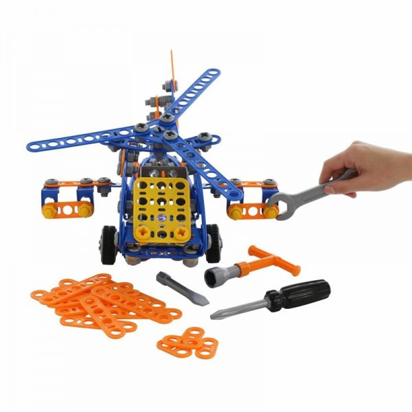 Детская игрушка Конструктор "Изобретатель" - "Вертолёт №2" (232 элемента) (в пакете) арт. 55033 Полесье - фото 3 - id-p139489047