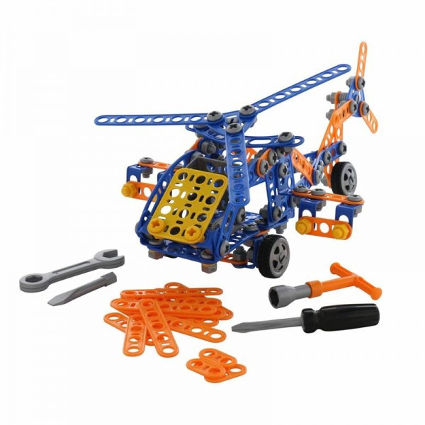 Детская игрушка Конструктор "Изобретатель" - "Вертолёт №2" (232 элемента) (в пакете) арт. 55033 Полесье - фото 4 - id-p139489047
