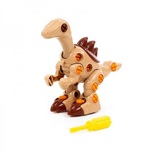 Детская игрушка Конструктор-динозавр "Велоцираптор" (36 элементов) (в пакете) арт. 76823 Полесье