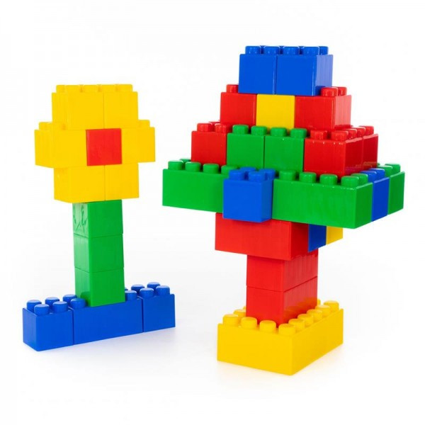 Детская игрушка Конструктор строительный "XXL", 45 элементов арт. 37510 Полесье - фото 4 - id-p139489052