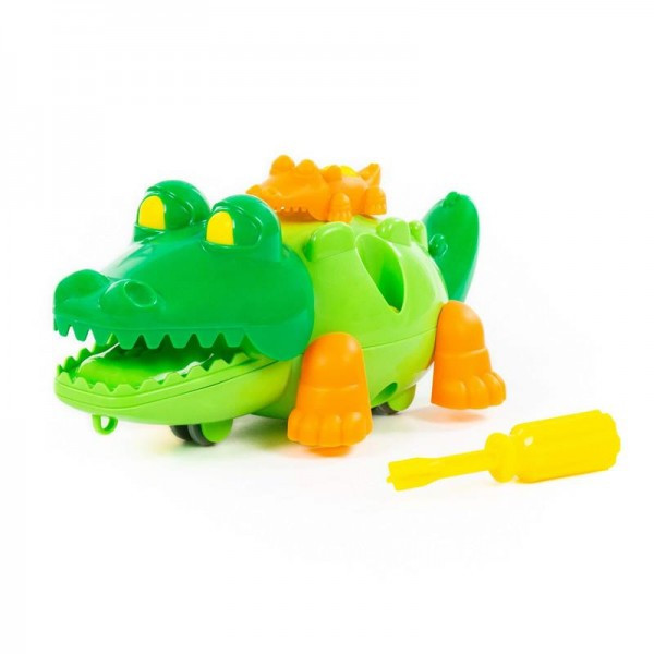 Детская игрушка Конструктор "Крокодил" (17 элементов) (в пакете) арт. 84446 Полесье - фото 1 - id-p139489056