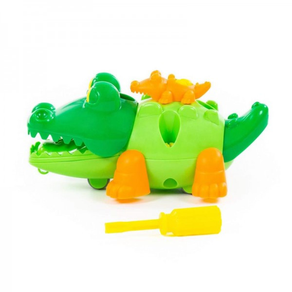 Детская игрушка Конструктор "Крокодил" (17 элементов) (в пакете) арт. 84446 Полесье - фото 2 - id-p139489056