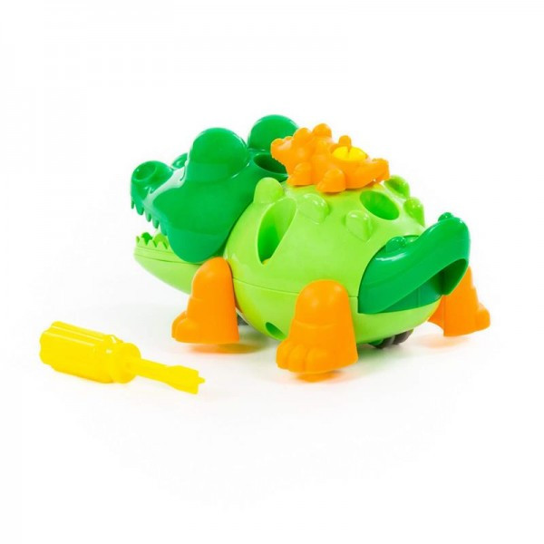 Детская игрушка Конструктор "Крокодил" (17 элементов) (в пакете) арт. 84446 Полесье - фото 3 - id-p139489056