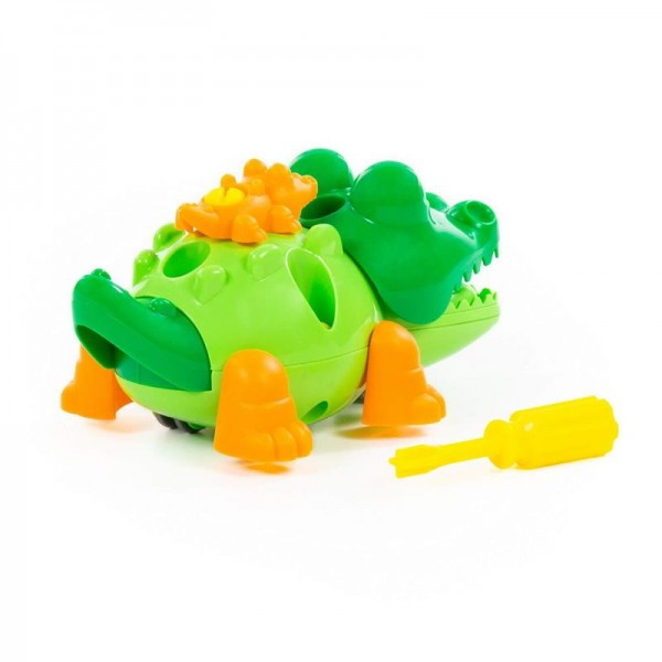Детская игрушка Конструктор "Крокодил" (17 элементов) (в пакете) арт. 84446 Полесье - фото 4 - id-p139489056
