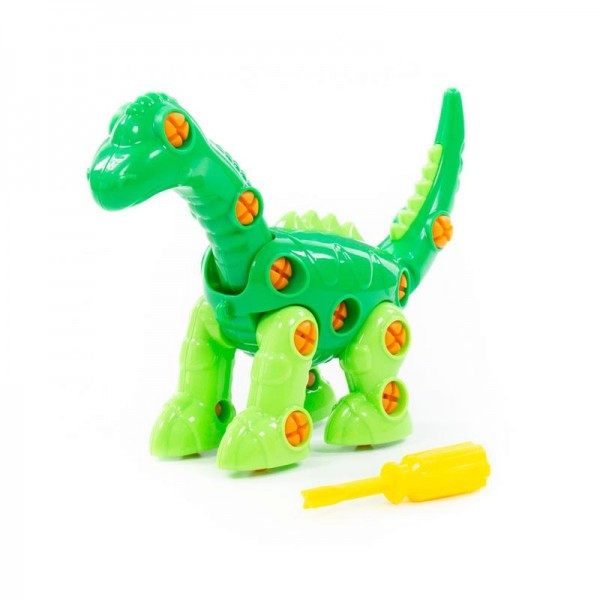 Детская игрушка Конструктор-динозавр "Диплодок" (35 элементов) (в пакете) арт. 76724 Полесье - фото 1 - id-p139489057