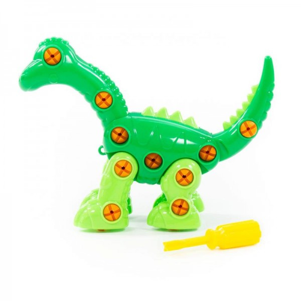 Детская игрушка Конструктор-динозавр "Диплодок" (35 элементов) (в пакете) арт. 76724 Полесье - фото 2 - id-p139489057