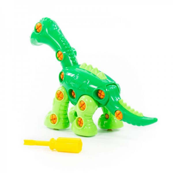 Детская игрушка Конструктор-динозавр "Диплодок" (35 элементов) (в пакете) арт. 76724 Полесье - фото 3 - id-p139489057