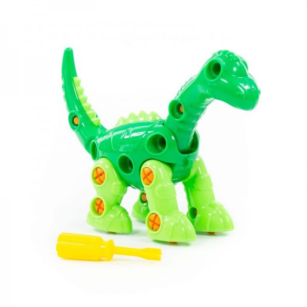 Детская игрушка Конструктор-динозавр "Диплодок" (35 элементов) (в пакете) арт. 76724 Полесье - фото 5 - id-p139489057