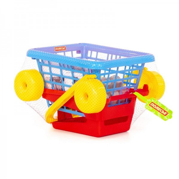 Детская игрушка Тележка "Supermarket" №1 + набор продуктов №2 (в сеточке) арт. 67890 Полесье - фото 6 - id-p139489061