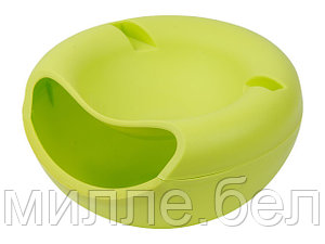 Миска для конфет/семечек/орехов, CRUNCH, зеленая, PERFECTO LINEA (Размер: 21х21х11.5 см.  Материал:
