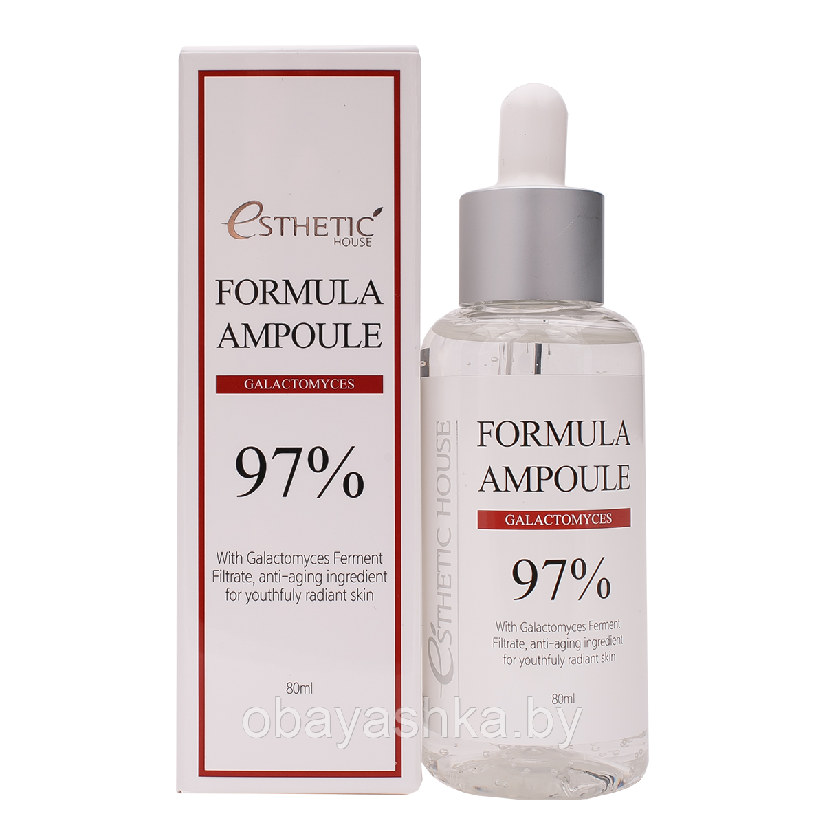 [ESTHETIC HOUSE] Сыворотка для лица ГАЛАКТОМИСИС Formula Ampoule Galacomyces, 80 мл - фото 1 - id-p139509281