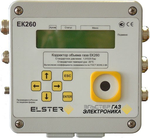 Корректор объема газа EK260