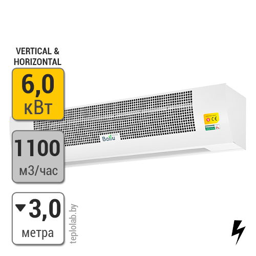 Воздушная завеса Ballu Basic BHC-B10T06-PS