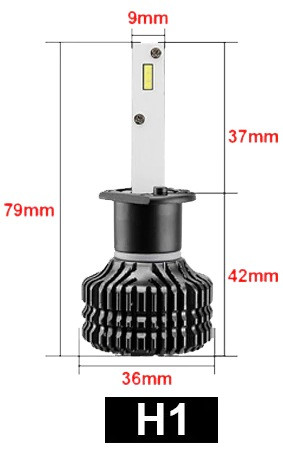 Светодиодная лампа Q5 H3 (комплект 2 шт) - фото 2 - id-p139521835