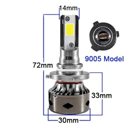 Светодиодная лампа A9 HB3 9005 (комплект 2 шт) - фото 1 - id-p139521995