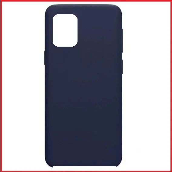 Чехол-накладка для Samsung Galaxy A31 (копия) SM-A315 Silicone Cover темно-синий