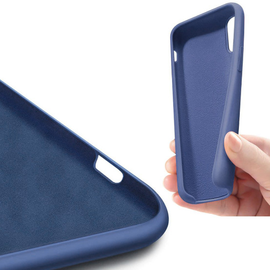 Чехол-накладка для Samsung Galaxy S8 Plus SM-G955 (копия) Silicone Cover черный - фото 3 - id-p111000124