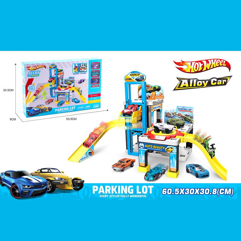 ДЕТСКИЙ ИГРОВОЙ НАБОР ТРЕК С ГОРКАМИ HOT WHEEL, АНАЛОГ HOT WHEELS 1211 к