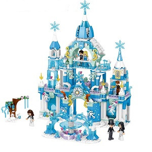 Конструктор "Ледяной замок с принцессой", 801 деталь, арт. QL1143 д - фото 1 - id-p139528678