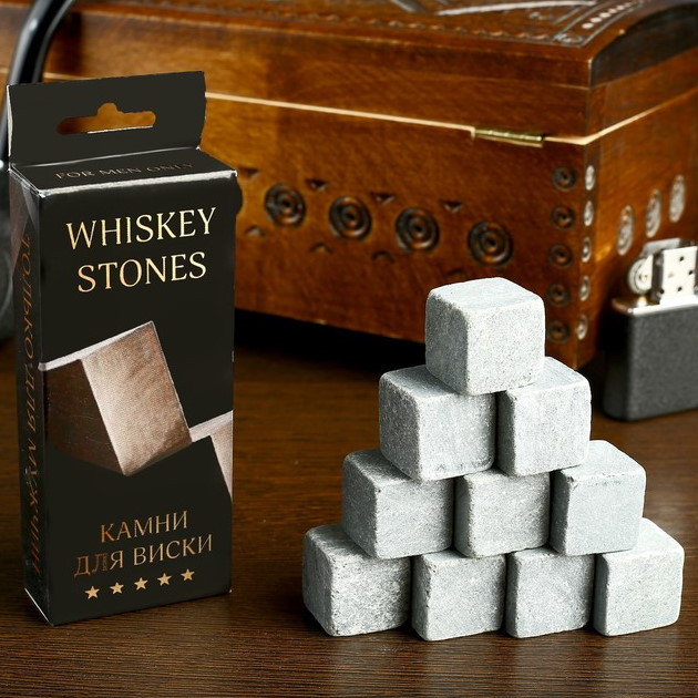 Камни для виски Whiskey Stones, 10 шт - фото 1 - id-p139535952