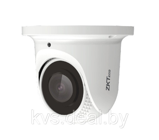 IP камера видеонаблюдения ZKTeco ES-852T21C-MI 2MP H.265 2.8 мм PoE ИК 30м микрофон - фото 1 - id-p139537072